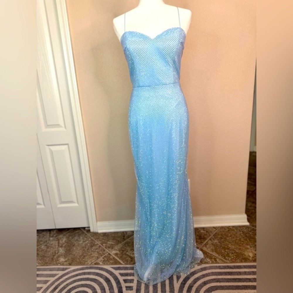 Sophia Thomas light blue evening dress size 10